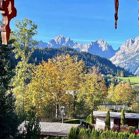 Hahnenkamm Suite Ski-In Ski-Out Direkt An Der Hahnenkammbahn كيتزبوهيل المظهر الخارجي الصورة